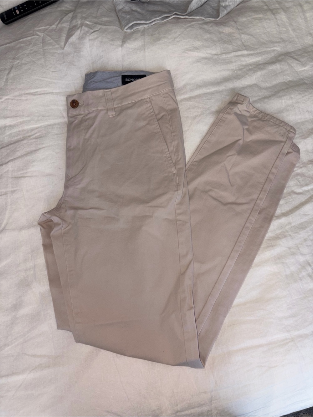 Bonobos Slim Chinos in Light Beige